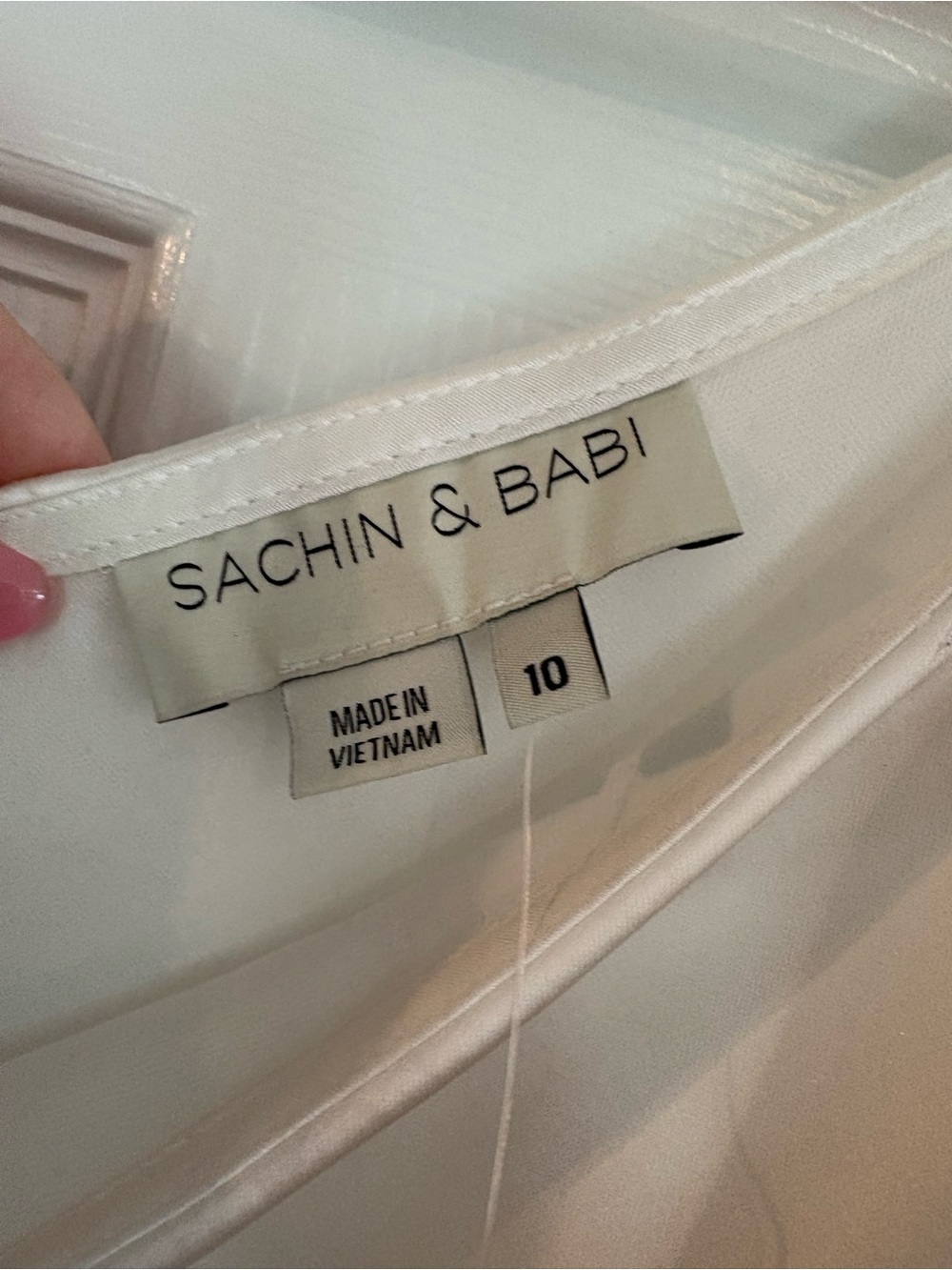 NWT Sachin & Babi BHLDN Ivory Satin Bridal Dress 10 Wedding rehearsal reception - Picture 5 of 10